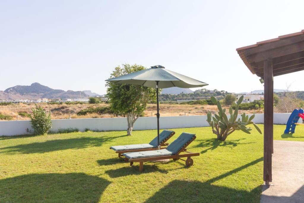 Renes Paradise Seahome - Afandou Beach, Rhodes Kolymbia Buitenkant foto